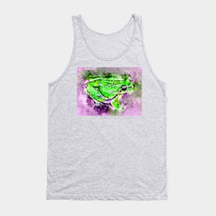 Watercolor Tree Frog Tank Top